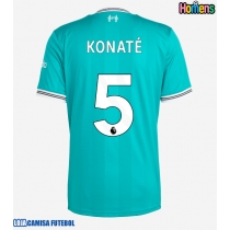 Camisa de Futebol Liverpool Ibrahima Konate #5 Equipamento Alternativo 2025-26 Manga Curta